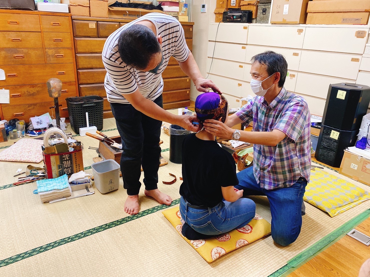 日本舞踊 かつら合わせに行ってきました！ - 白金台 古典芸能さろん